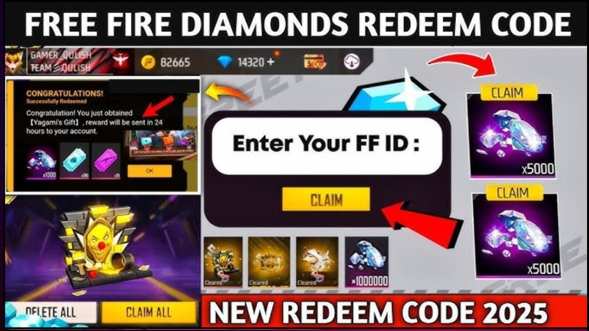 Free Fire Diamonds Redeem Code 2025