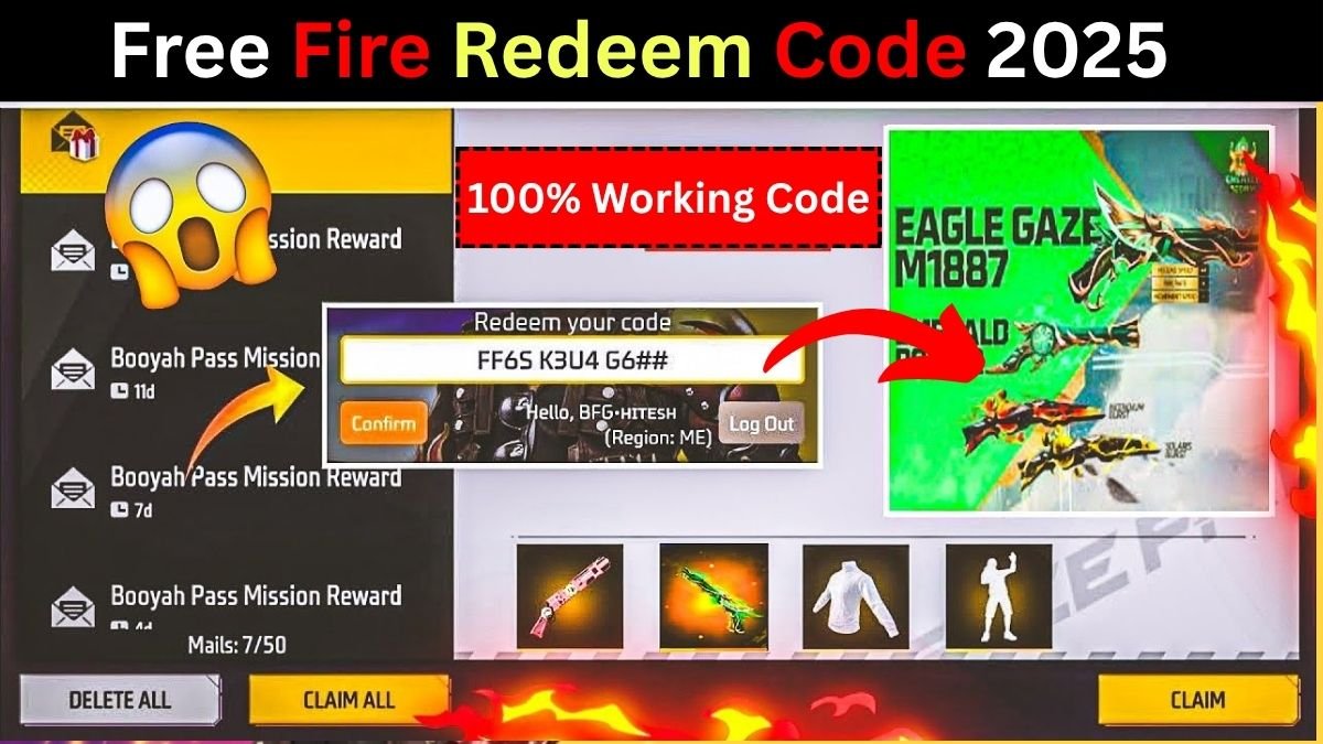 Free Fire Redeem Code 2025